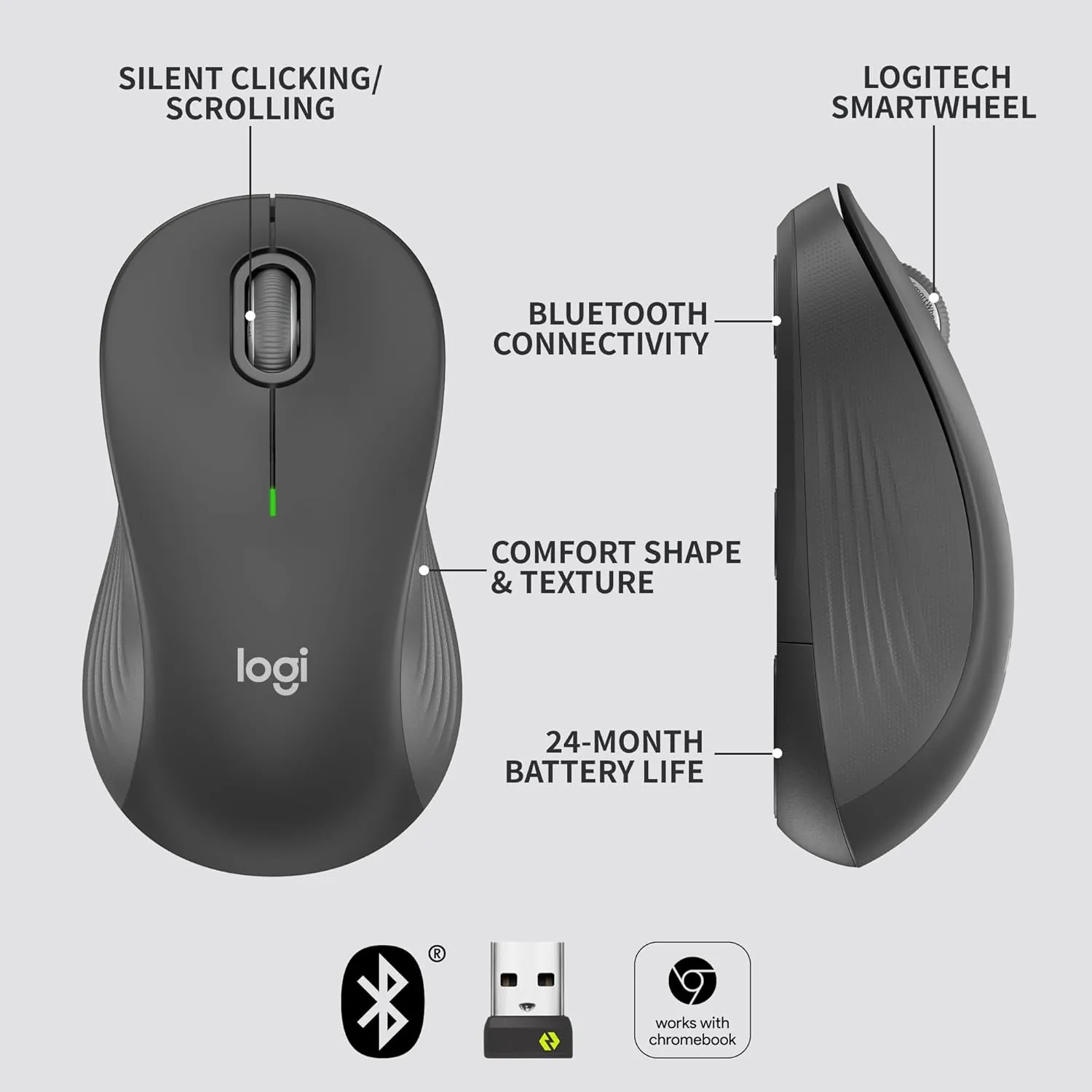 Logitech Wireless Mouse Signature M550L (Open Box) view 2